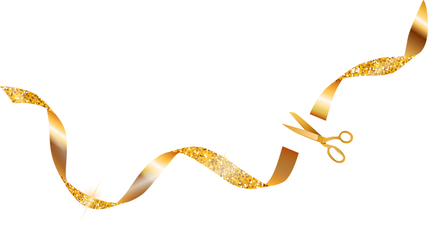 Cutting a Golden Ribbon